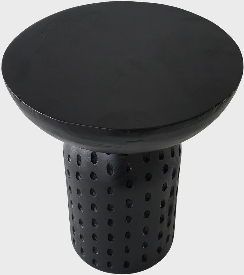 Homla Coffee table CHARME black wooden 37x37x42 cm