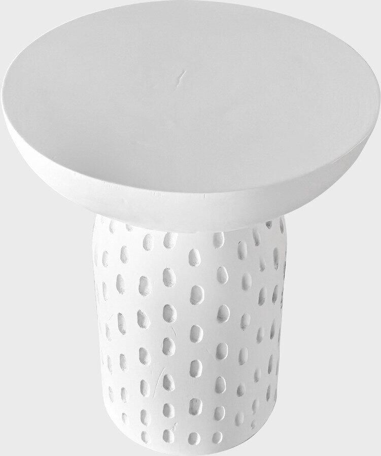 Homla Coffee table CHARME Wooden White 37x37x42 cm