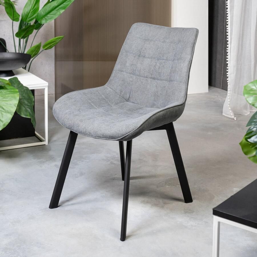 Homla Stoel VERTELLEN fluweel draaibaar beige Afmetingen: 55x55x90cm 822709