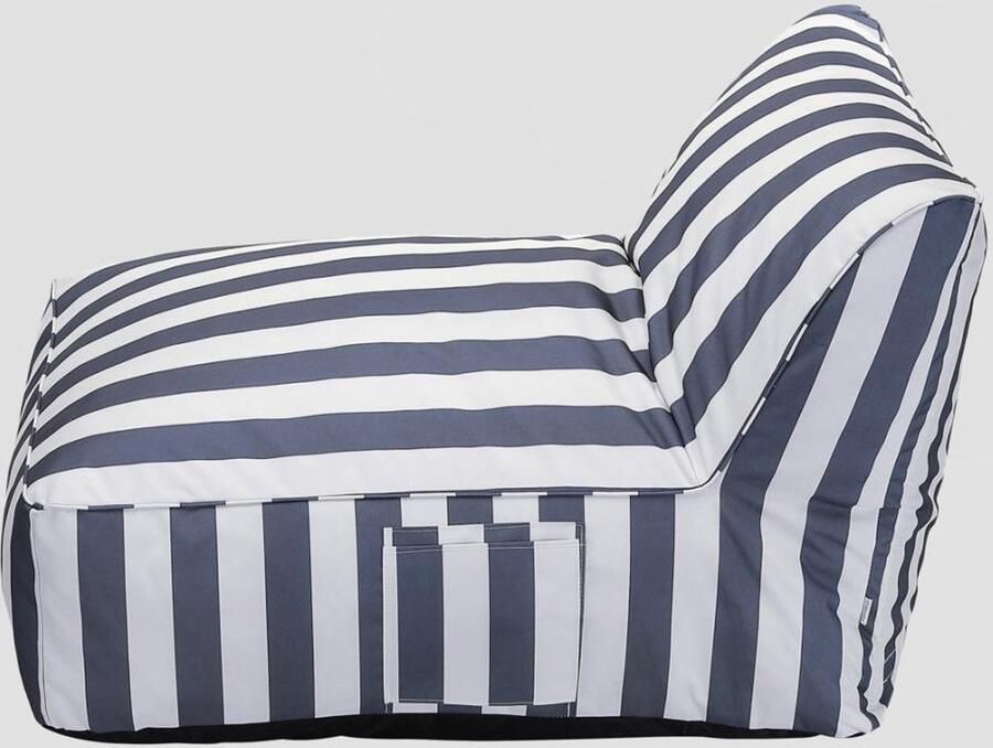 Homla Couch MARIS Blauw met Witte Strepen 102x72x65 cm