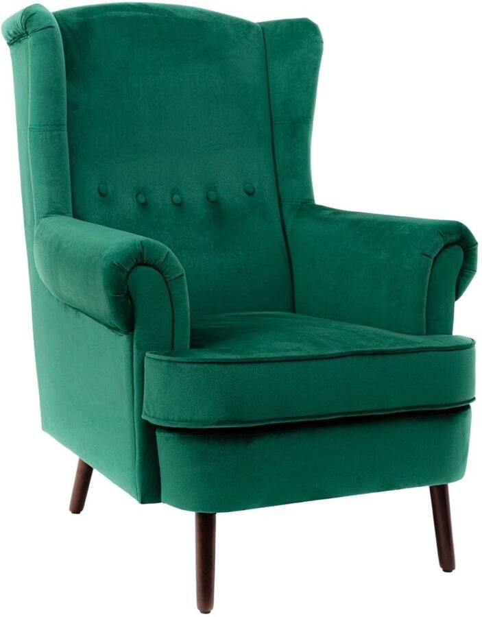 Homla Fauteuil FOSSBY-FOSSBY groen Afmetingen: 86x85x108 cm 844817