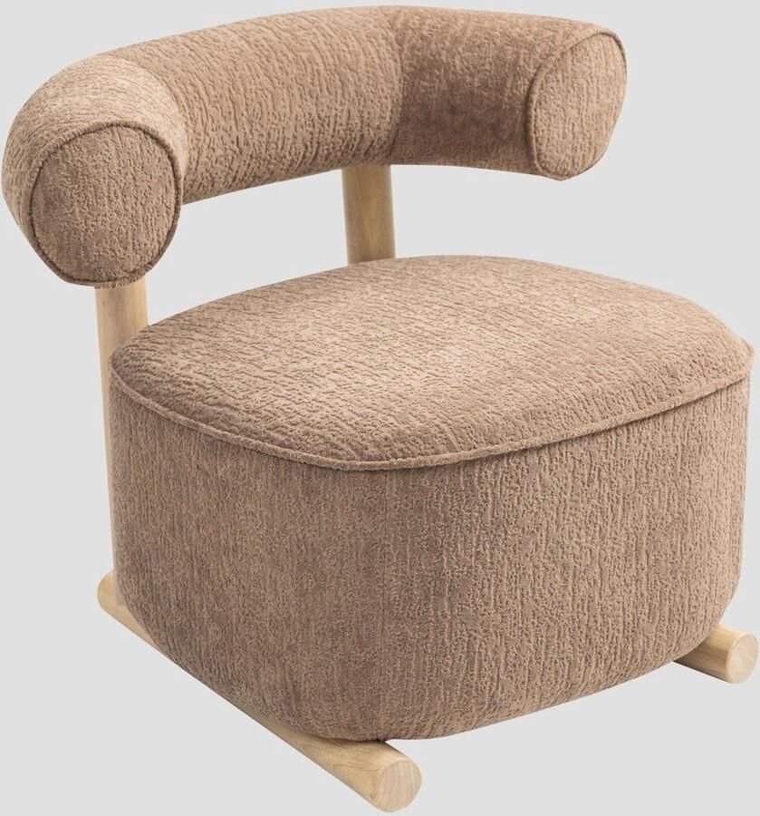 Homla Fauteuil VITA Draaifauteuil Loungestoel Beige 72x81x67 cm - Foto 2