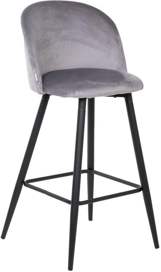 Homla Hocker Grau 48x44x88 cm