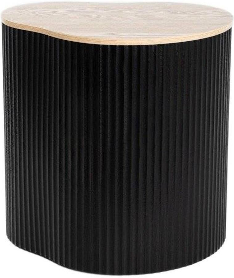 Homla Koffietafel Zwart 47x37x47.5 cm