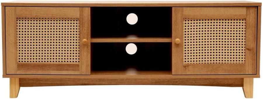 Homla RTV Cabinet NOTTO Rattan 120x40x45 cm