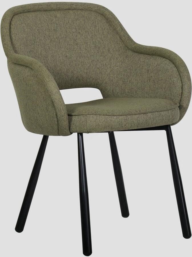 Homla Stoel CAMPEA Groen 61x61x84 cm