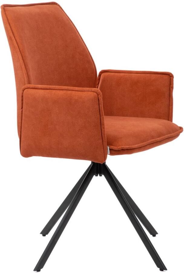 Homla Stoel Draaistoel Baksteen 56x60x82 cm