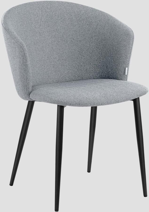 Homla Stoel LUJO Donkergrijs 56 5x59x81 cm