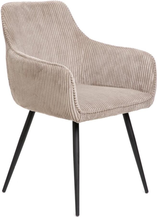 Homla Stoel SATORI FASO Corduroy Beige 58x62x79cm