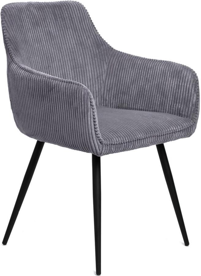 Homla Stoel SATORI FASO Corduroy grijs 58x62x79 cm