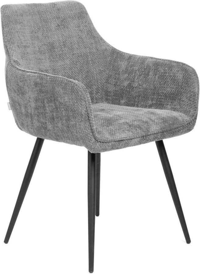 Homla Stoel SATORI FASO Grijs 58x62x79 cm