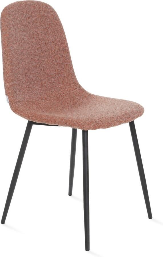 Homla Stoel SLANK in baksteen stof 44x52x85cm 856957