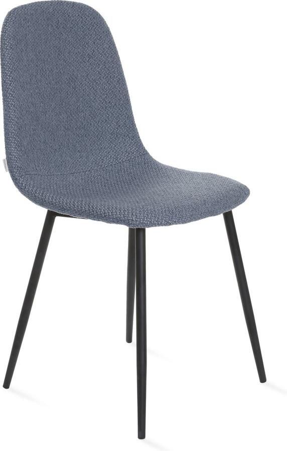 Homla Stoel SLANK in stof grijs 44x52x85cm 856933