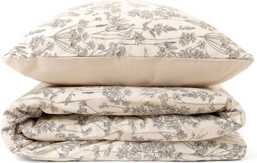 Homla Possa katoenen beddengoed van katoen zacht comfortabel beddengoed deken donzige deken beddengoed voor bank bed minimalistisch kleur beige 160 x 200 cm