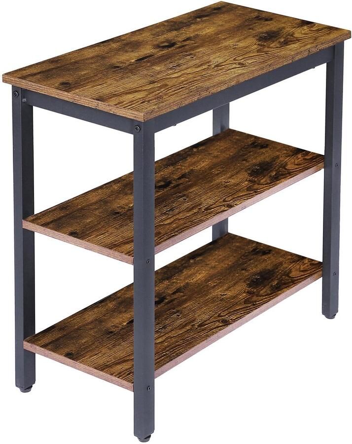 HOOBRO VidaLuxe Bijzettafel Nachtkastje Kastje Kasten Bijzettafels Bijzettafeltjes Woonkamer Bijzettafel Bank Smalle Consoletafel Entree Tafel Tafeltje Side Table Sidetable