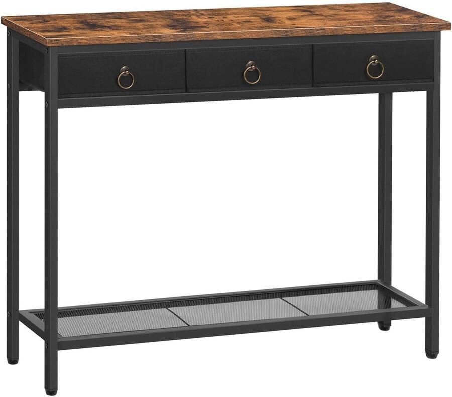 HOOBRO VidaLuxe Smalle Consoletafel Dressoir Bijzettafel Bijzettafels Bijzettafeltjes Woonkamer Bijzettafel Bank Entree Tafel Tafeltje Side Table Sidetable
