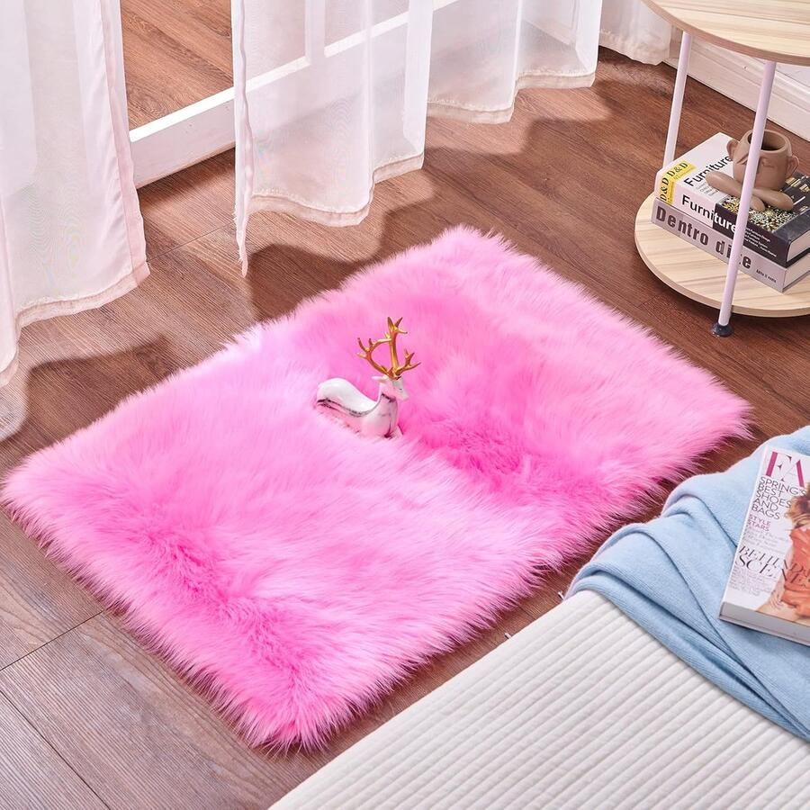 HOOMstyle Imitatieschapenvacht Warm en Zacht 1 stuk 150 x 50 cm Polyester