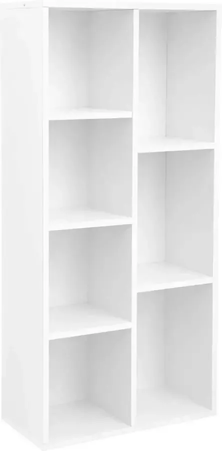 Hoppa! Boekenkast – 7 vakken 50 x 24 x 106 cm (B x D x H) wit - Foto 2