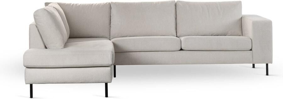 Hoppa! 3-Zits Hoekbank Lord Beige Links