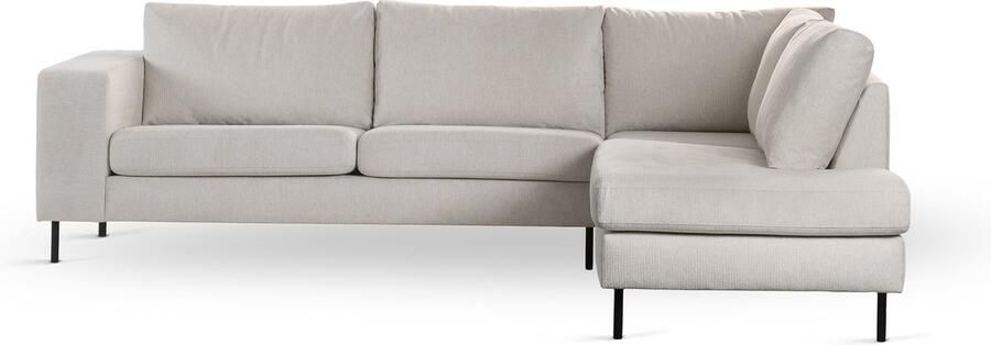 Hoppa! 3-Zits Hoekbank Lord Beige Rechts