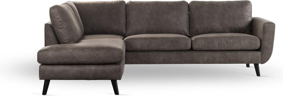 Hoppa! 3-Zits Hoekbank Yuma Taupe Links