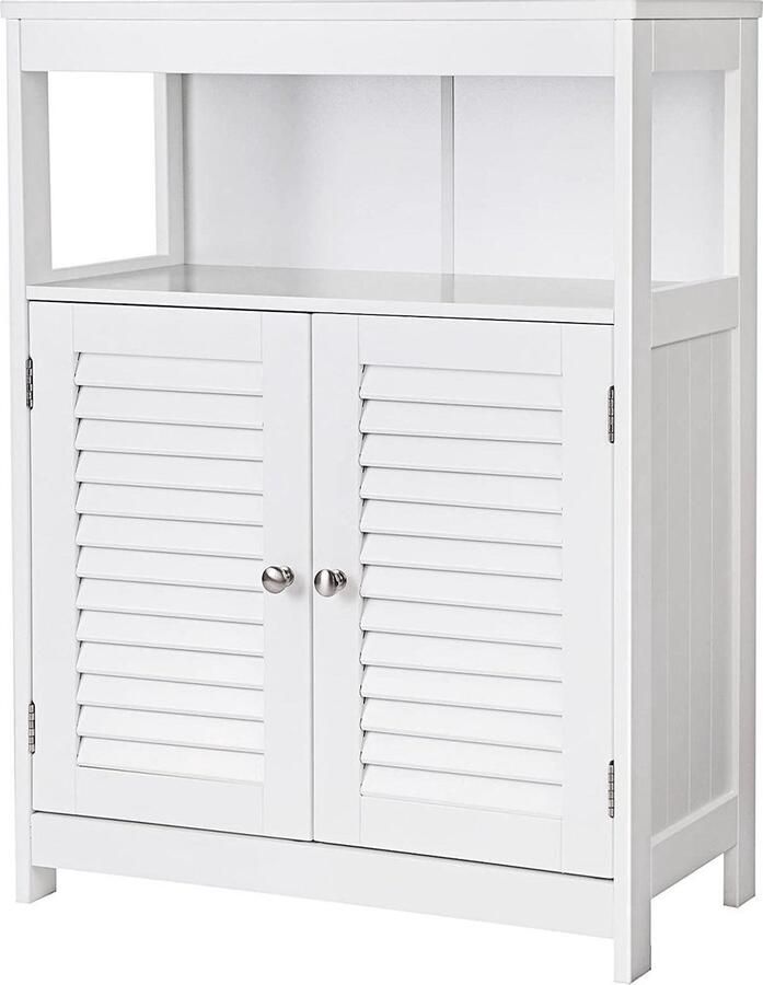 Hoppa! Badkamerkast 2 Deuren Open Vak Wit