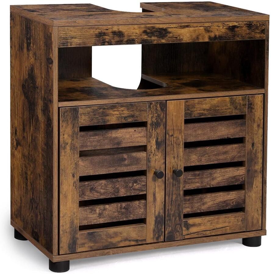 Hoppa! Badkamermeubel 60 x 30 x 63 cm Vintage Bruin