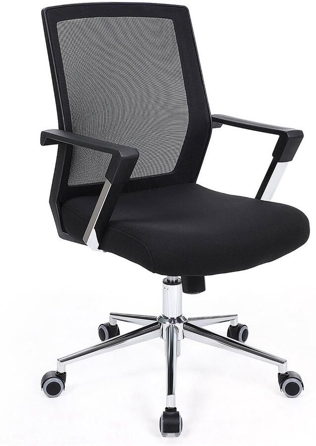 Hoppa! Bureaustoel Mesh-Bekleding Zwart