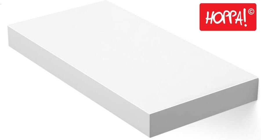 Hoppa! Zwevende Wandplank Wit MDF 41 x 20.5 x 4 cm (B x D x H)
