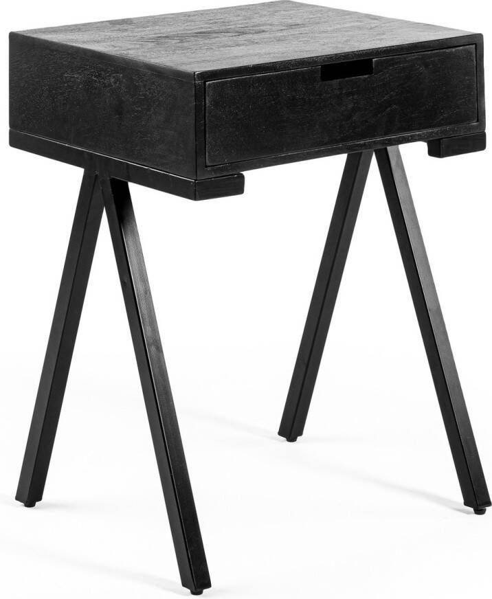 Hoppa! Nachtkastje 1 lade zwart