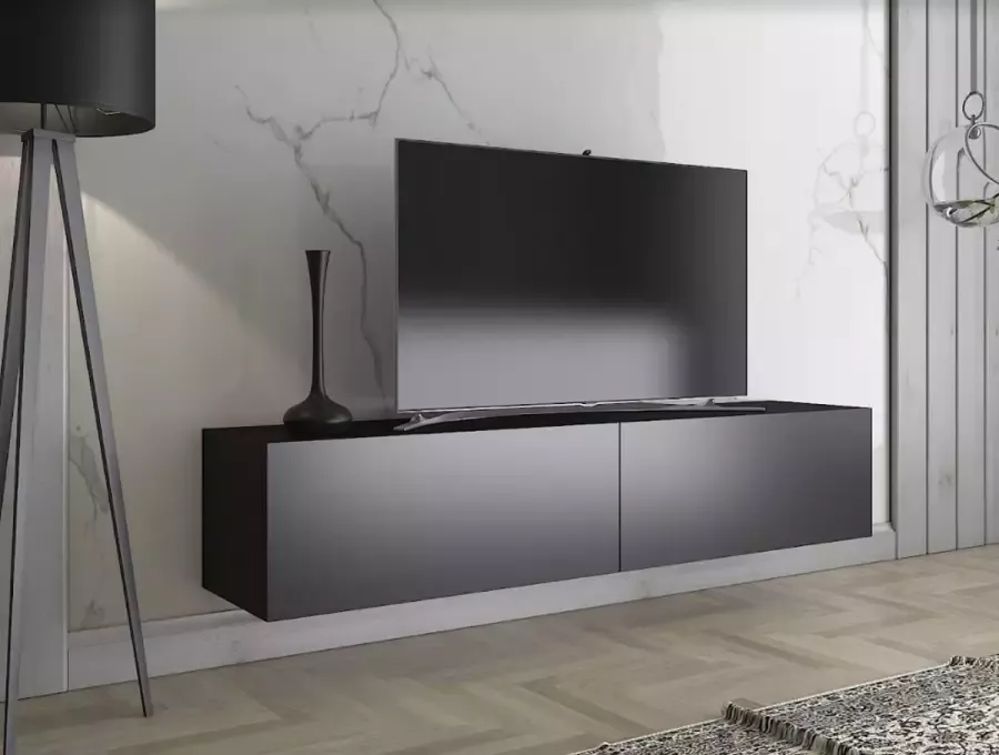 Hoppa! Toprak TV kast TV meubel 150 cm Black Black