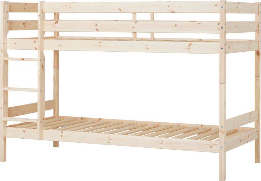 Hoppekids ECO Comfort stapelbed 90x200 cm met lattenbodem natuurlijk hout ECO-gecertificeerd FSC-hout Massief Grenenhout Lak op Waterbasis Gemaakt in de EU 10 jaar Fabrieksgarantie - Foto 2