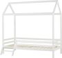 Hoppekids ECO Dream Huisbed met ladder 90x200 cm Wit - Thumbnail 2