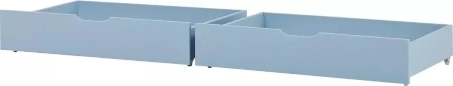 Hoppekids ladekast voor bedden van 70x190cm en 90x200cm Droomblauw
