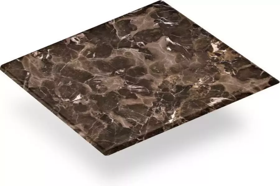 HorecaMrkt Tafelblaad Bureaublad- 70*70 Bruintinten