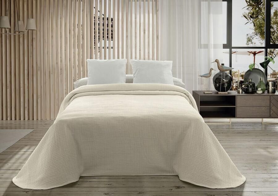 Hosteline Sprei PALMA Beige Bed van 105