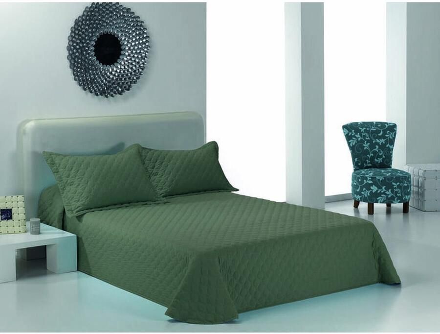 Hosteline Sprei RETRO Grijs Parelgrijs Bed van 90 (2 Onderdelen)