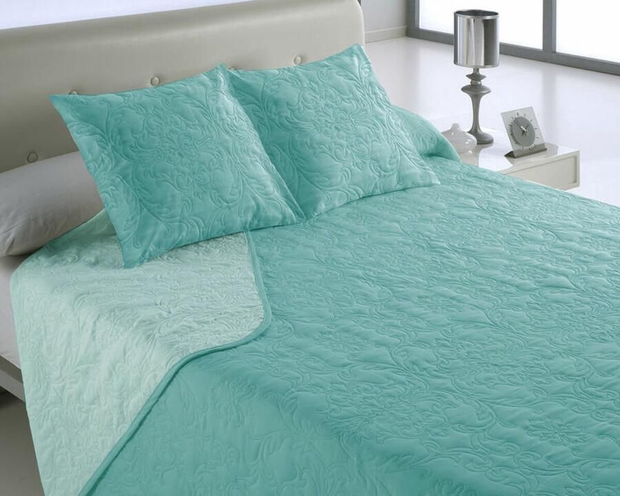 Hosteline Sprei VEGAS Blauw Bed van 180 (3 Onderdelen)