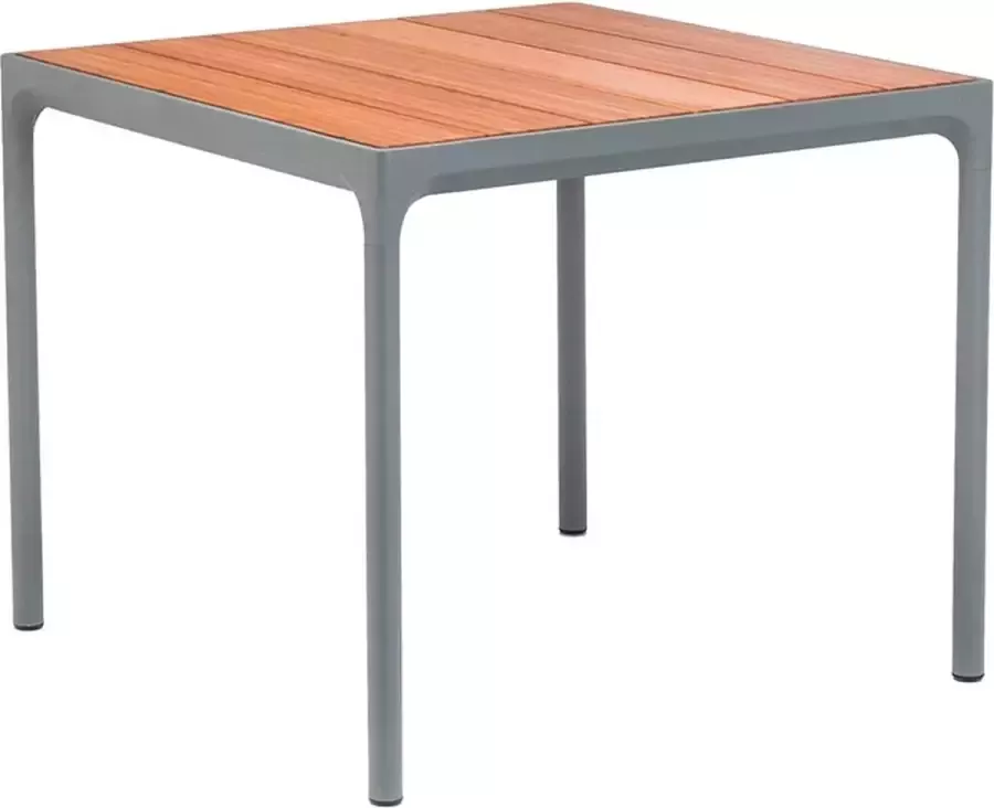 Houe Four Outdoor tafel 90 x 90 cm aluminium grijs