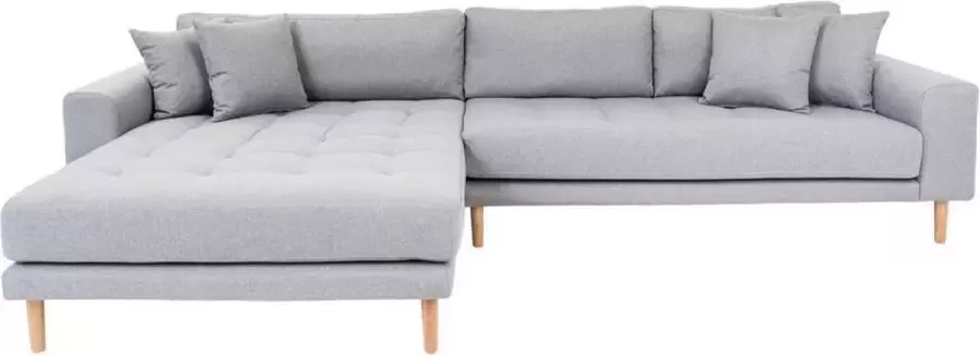 House Collection Hoekbank Milo Lounge Sofa Links Licht Grijs