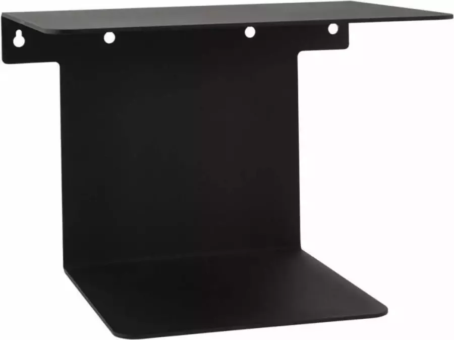 House Doctor Book wandplank zwart 32x25x23cm