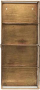 House Doctor Grote wandkast in glas en messing van