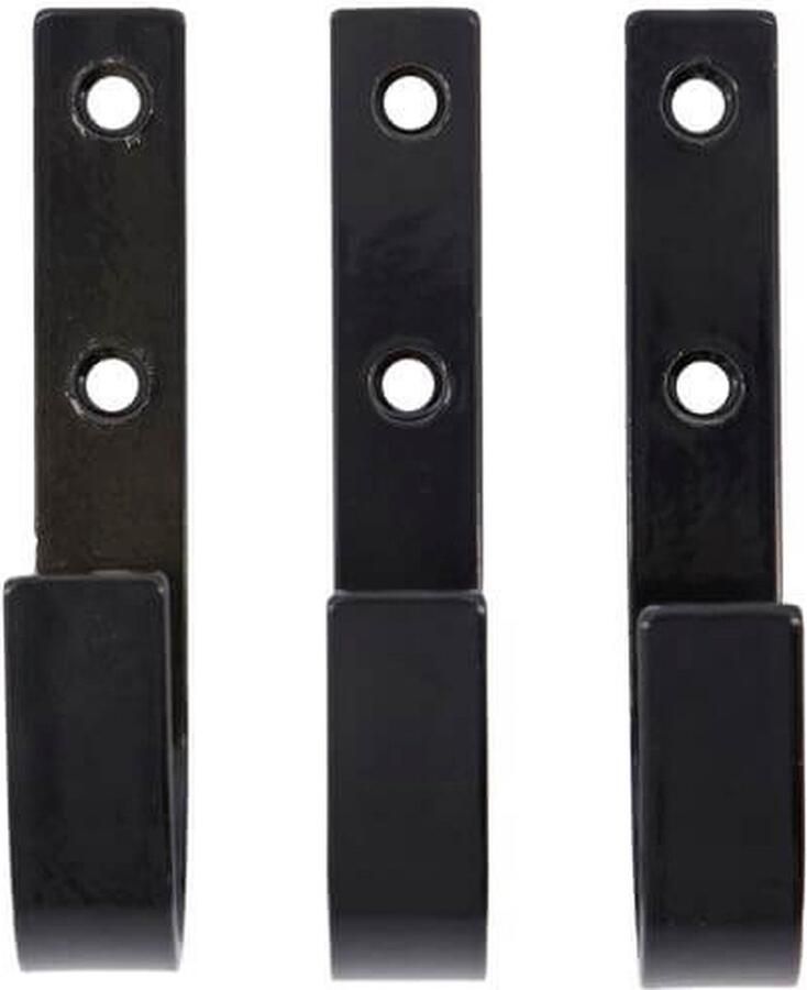 House Doctor Haak Simply zwart ijzer set van 3