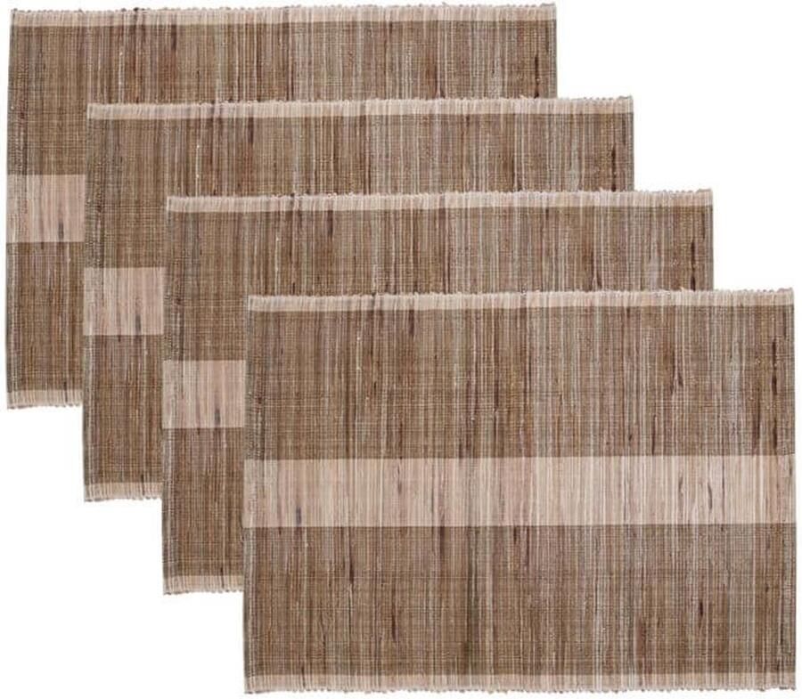 House Doctor Placemat Bols naturel 48x35cm 4 stuks