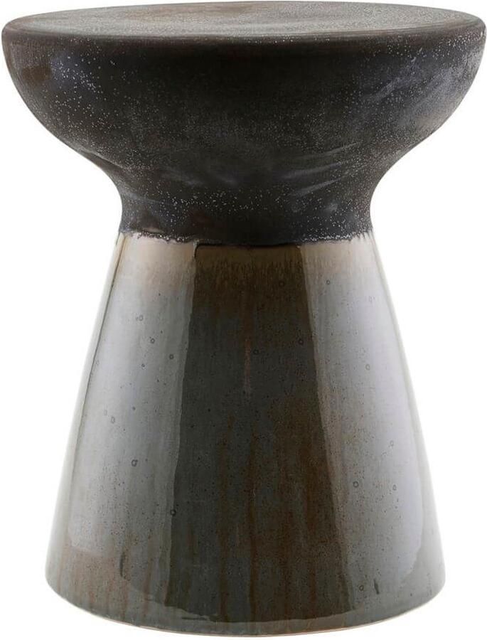 House Doctor Kruk aardewerk donker bruin groen 43 x 36