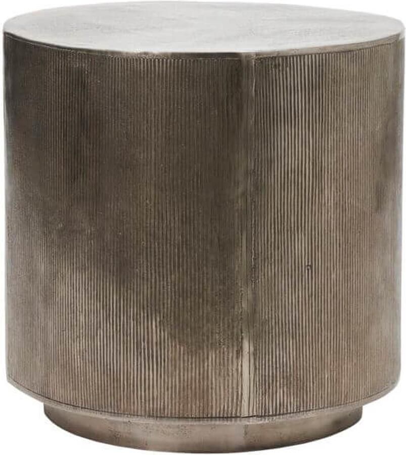 House Doctor Salontafel Rota geborsteld zilver 50cm