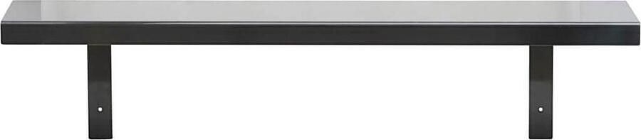 House Doctor Wandplank Raw Zwart 22 x 22 x 100