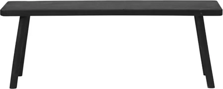 House Doctor houten bank Nadi zwart 120cm
