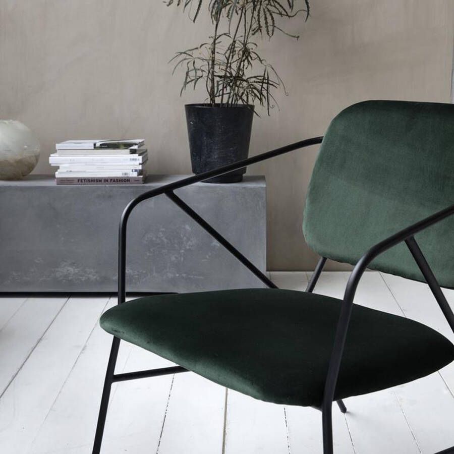 House Doctor Lounge stoel KLEVER groen