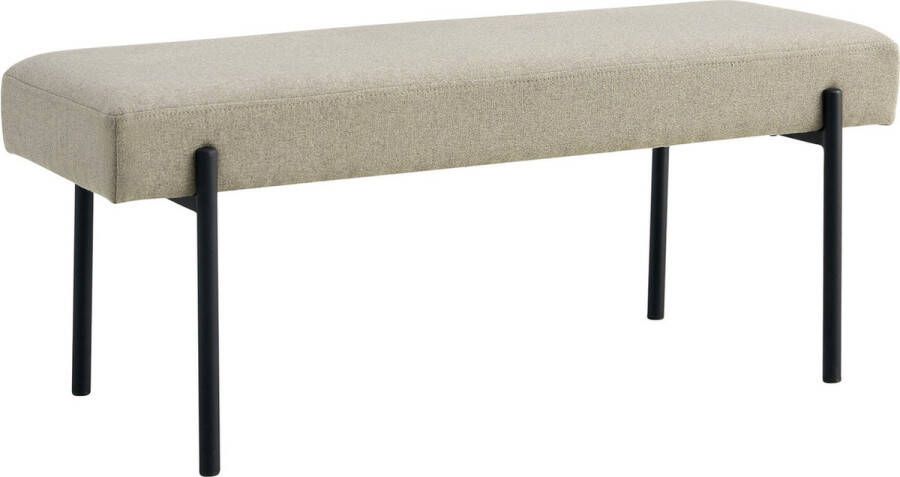 House Nordic Bankje Swindon Zand 100x36x42 5cm